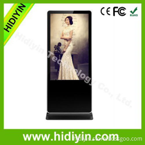 wifi lcd advertising monitor 65 Inch floor